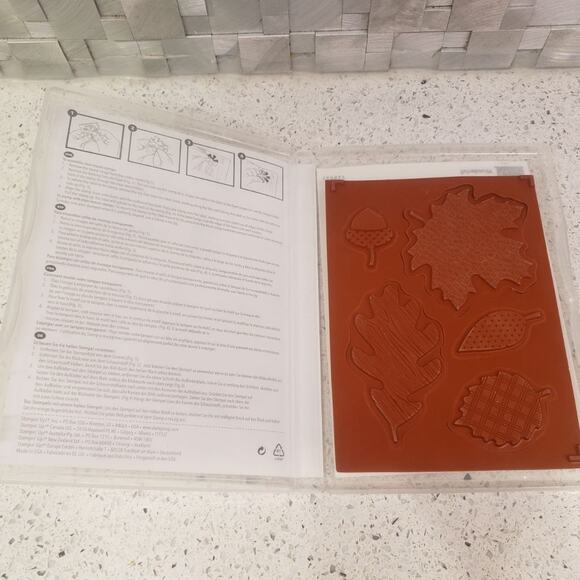 Stampin Up Stamp Set Wonderfall Fall Leaves Acorns Stamp Sets Crafting Supplies - Picture 2 of 2